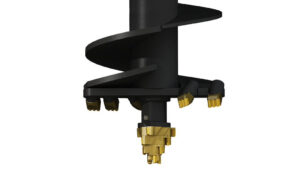 VRILLE PA AUGER TORQUE 1000mm. Dents et Pilote Roche. CARRE 110mm. LONG 2,38m