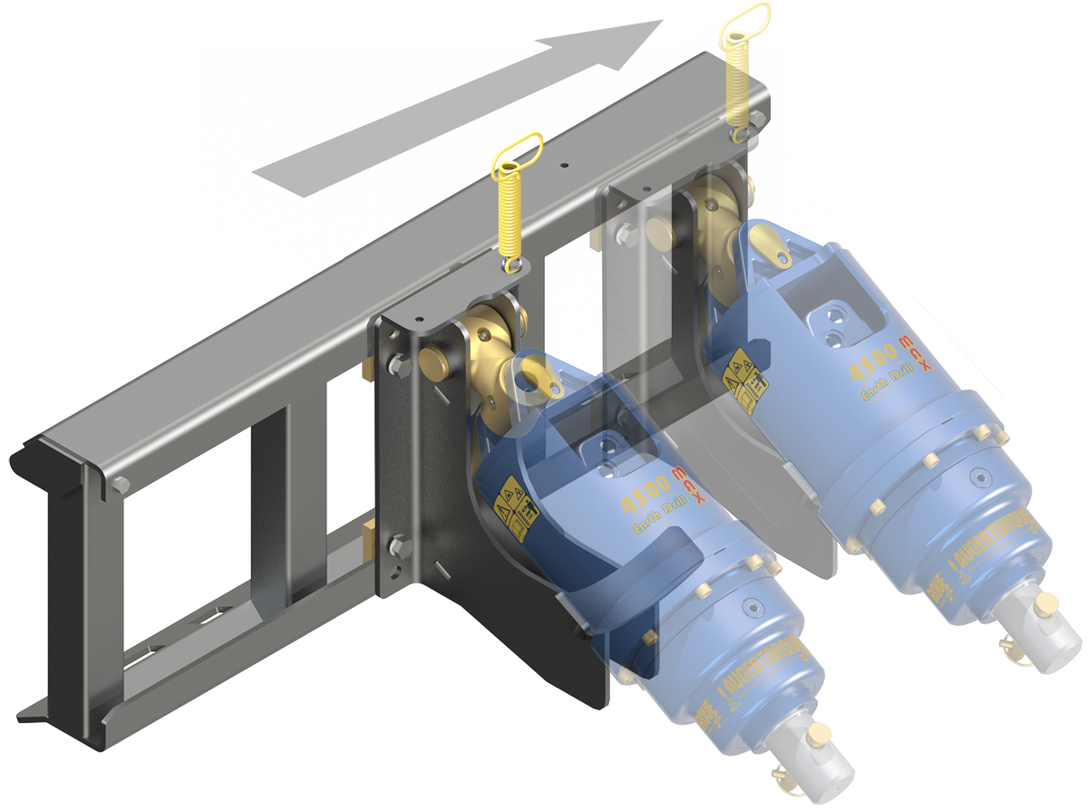 TABLIER DE FIXATION AUGER TORQUE POUR CHARGEUR COMPACT 5500MAX 7000MAX 8000MAX – Image 2