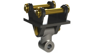 PLATINE 2 AXES 25MM AUGERTORQUE  POUR TARIERE X1500 à X2500