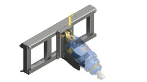 TABLIER DE FIXATION AUGER TORQUE POUR CHARGEUR COMPACT X1500/X2000/X2500