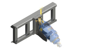 TABLIER DE FIXATION AUGER TORQUE POUR CHARGEUR COMPACT 3000/3500/4500 MAX