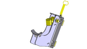 SUPPORT POUR TABLIER LATERAL AUGERTORQUE MINI CHARGEUSE POUR X1500-X2000-X2500