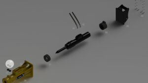 R90-R100 - Boulon pour plaque de l'axe de blocage