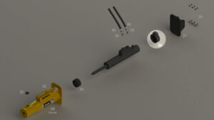 R45 - Amortisseur supérieur - Repère vue éclatée 36