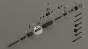 R75 - Chemise Cylindre Bas - Repère vue éclatée 5