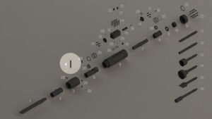 R75-R80 - Axe de blocage (outil) - Repère vue éclatée 4