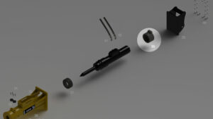 R90-R100 - Amortisseur supérieur - Repère vue éclatée 38