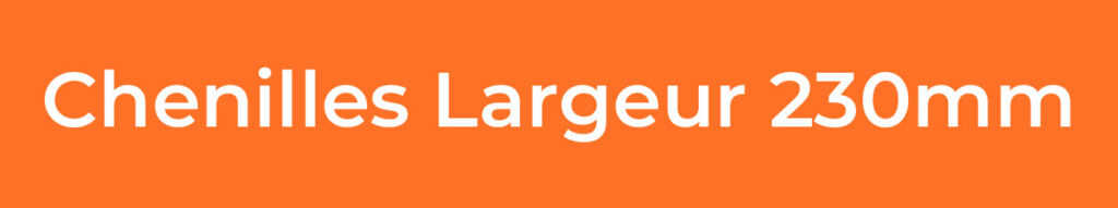 CHENILLES LARGEUR 230MM