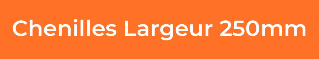 CHENILLES LARGEUR 250MM