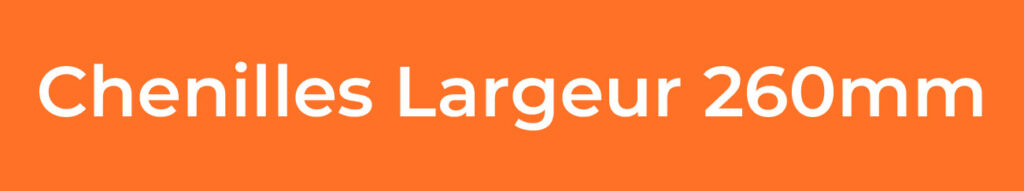 CHENILLES LARGEUR 260MM