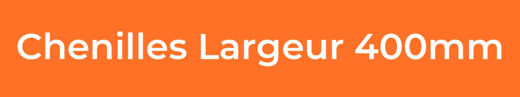 CHENILLES LARGEUR 400MM