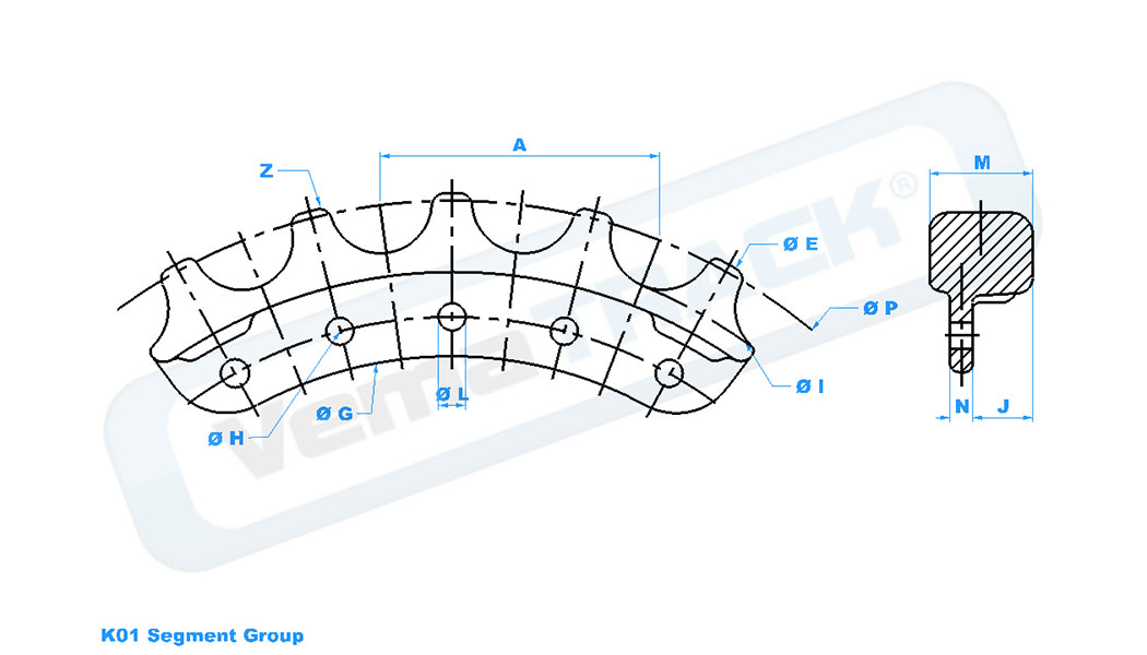 +142952 SEGMENTS DE BARBOTIN