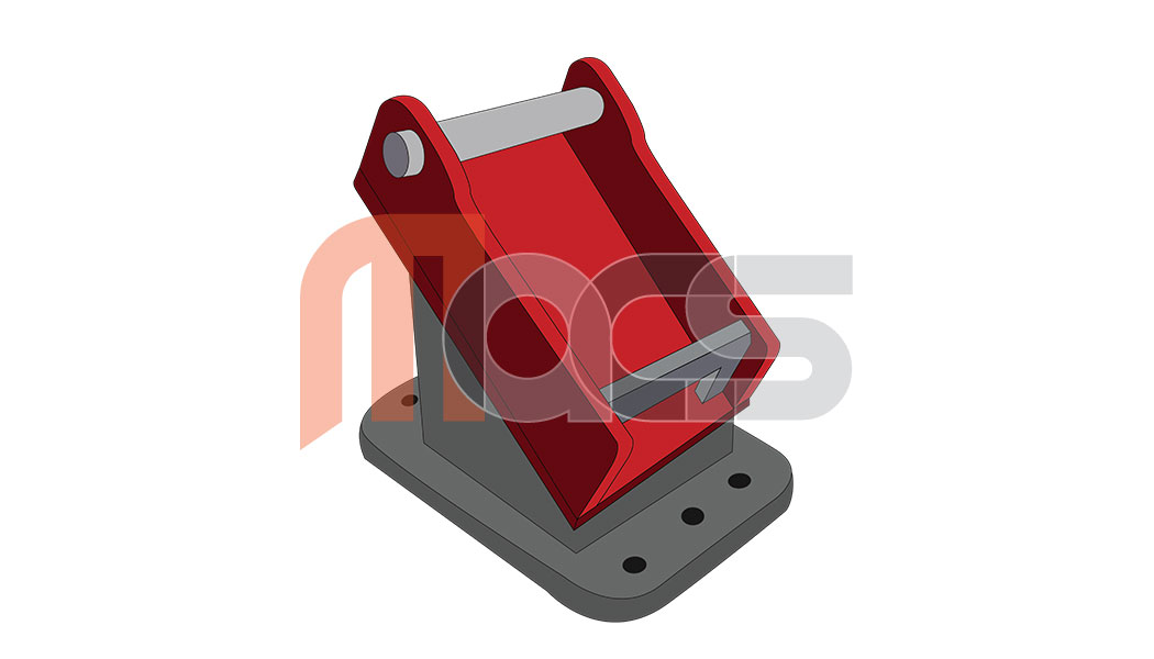 PLATINE BRISE ROCHE / ACCESSOIRES SUR MESURE 45° TYPE CANGINI (MBI) AR15 ORIGINE