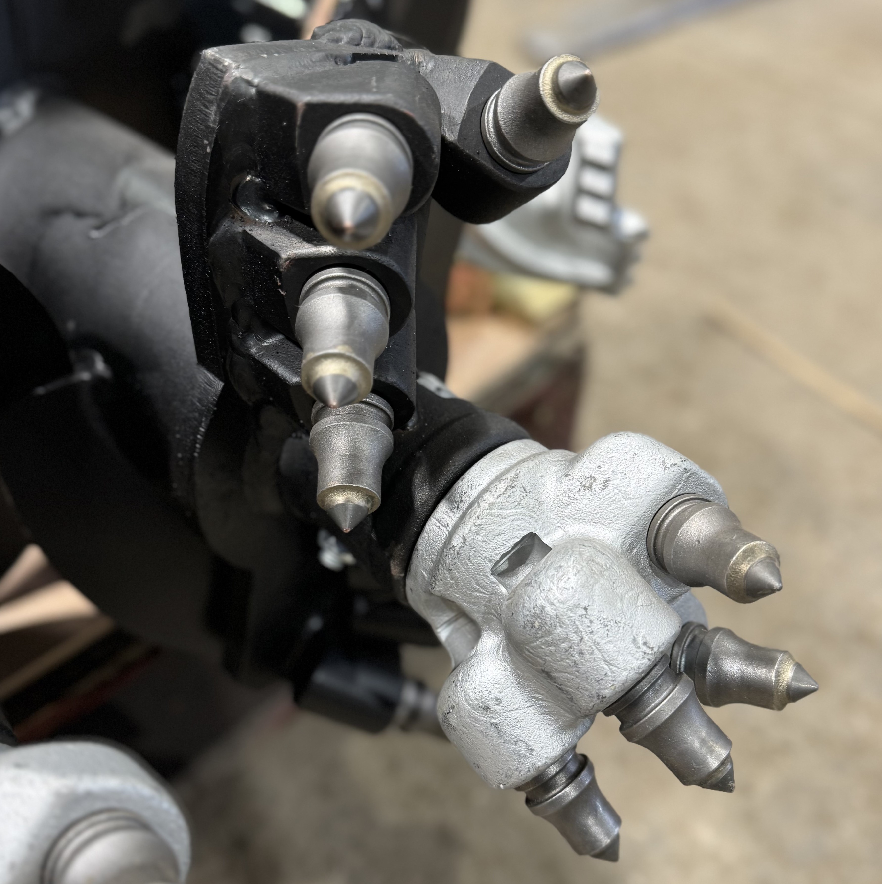 VRILLE PA AUGER TORQUE 450mm - TCH CONIQUE - Dents et Pilote ROCHE – Image 5