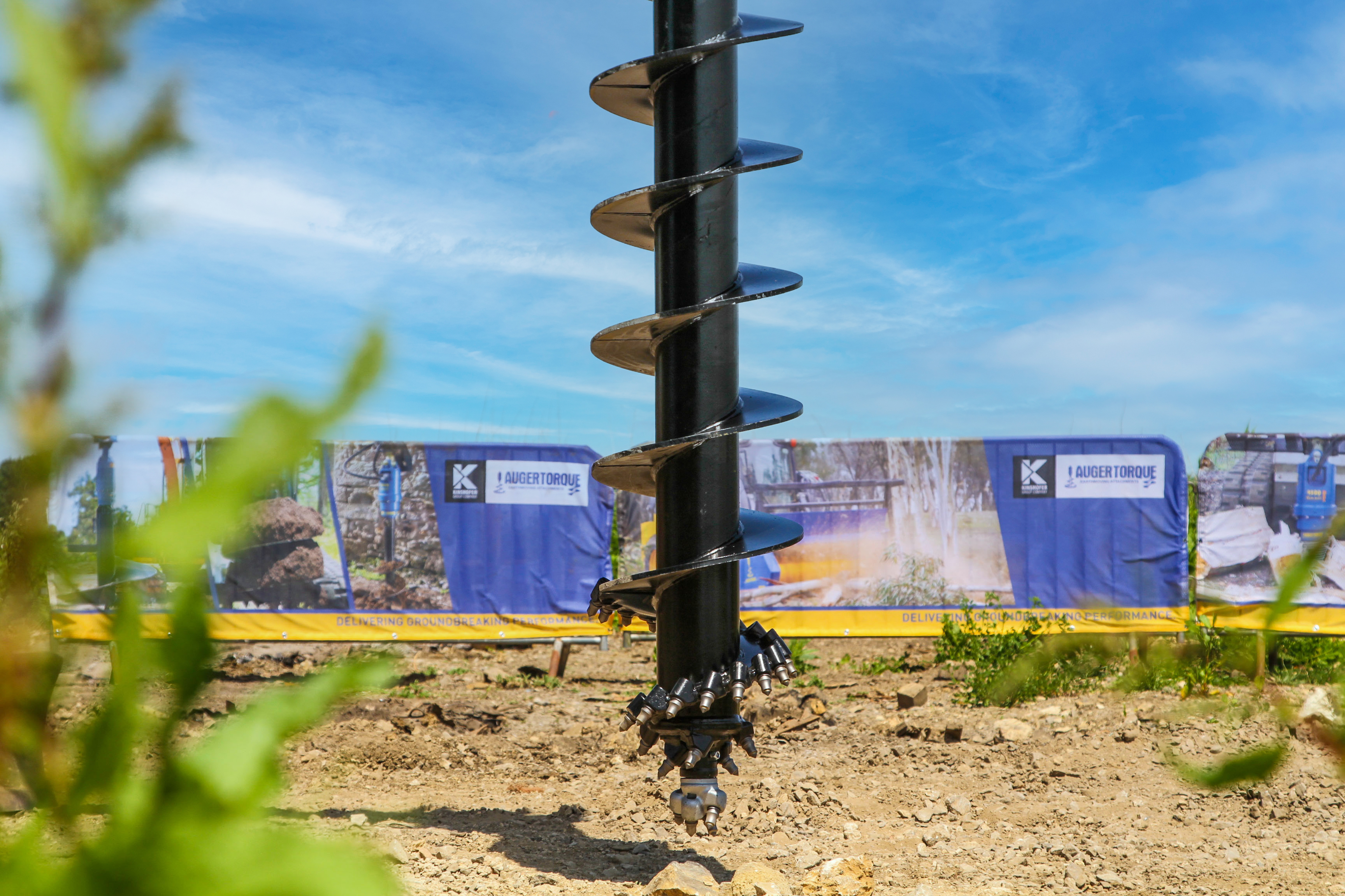 VRILLE PA AUGER TORQUE 450mm - TCH CONIQUE - Dents et Pilote ROCHE – Image 6