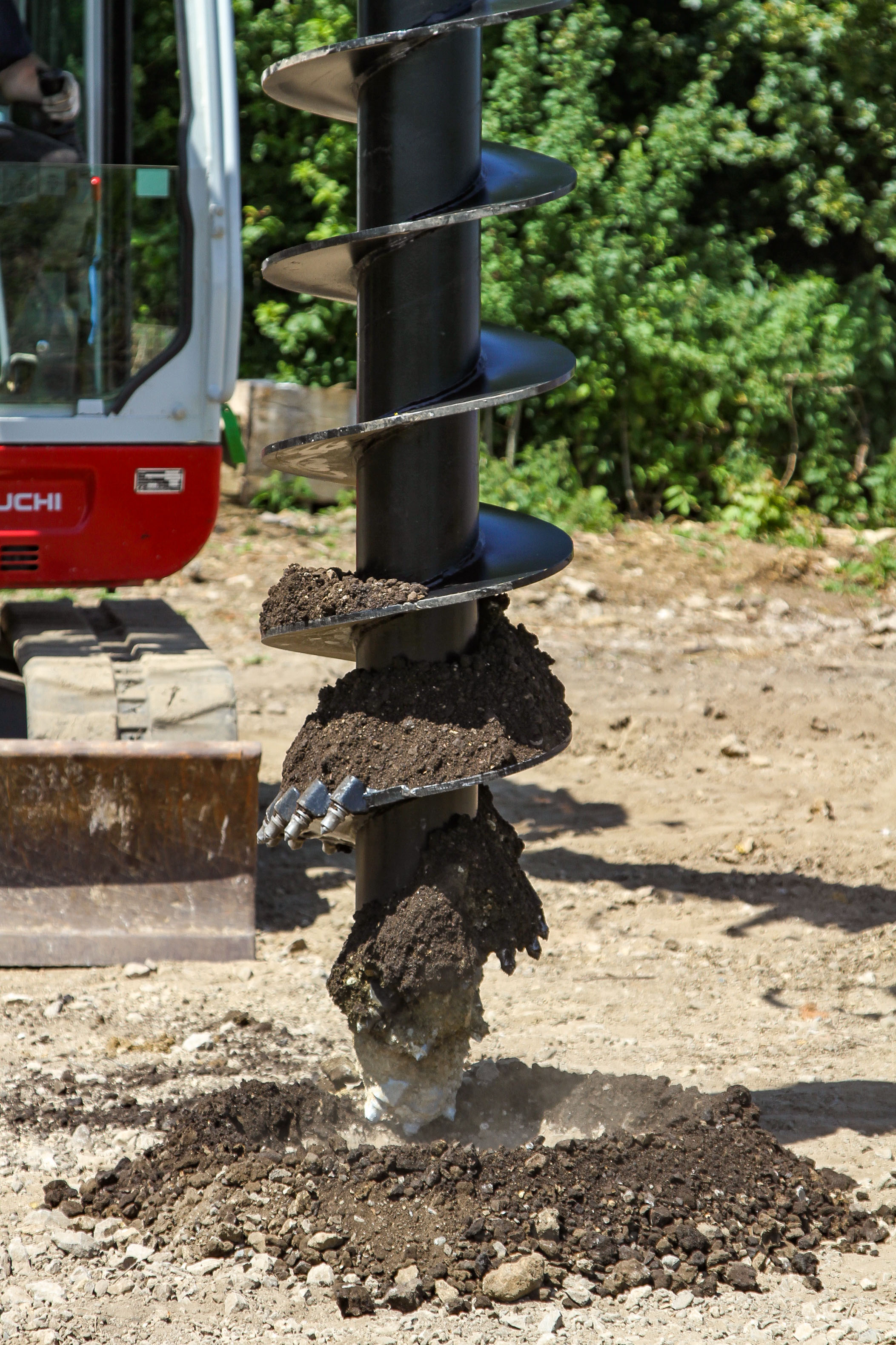 VRILLE PA AUGER TORQUE 450mm - TCH CONIQUE - Dents et Pilote ROCHE – Image 10