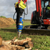 FENDEUSE DE BOIS 230mm AVEC FIXATION CARREE 75MM POUR TARIERE AUGER TORQUE – Image 11