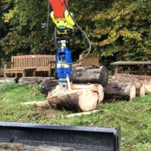 FENDEUSE DE BOIS 230mm AVEC FIXATION CARREE 75MM POUR TARIERE AUGER TORQUE – Image 12