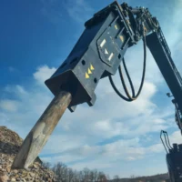 BRISE ROCHE HYDRAULIQUE KINSHOFER HAMMER FX3200 30 à 40.0 tonnes – Image 9