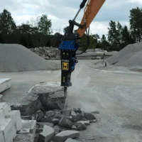 BRISE ROCHE HYDRAULIQUE KINSHOFER HAMMER FX3200 30 à 40.0 tonnes – Image 11