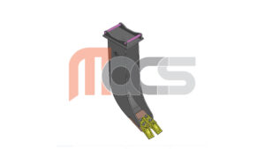 FLEXI SYSTEM GODET BANANE 150MM PELLE JUSQU'A 5,5T ATTACHE NEUSON HS 6